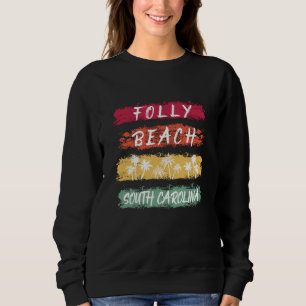 Moletom Folly Beach South Carolina Chalk