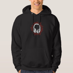 Moletom Fones de ouvido Música Dj Deejay Bass Pop Techno R