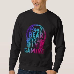 Moletom Fones de ouvido Reproduzindo Videos games Jogos En