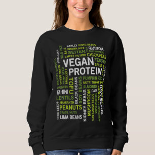 Moletom Fontes de Proteínas Vegan Cloud Gym Workout Healt
