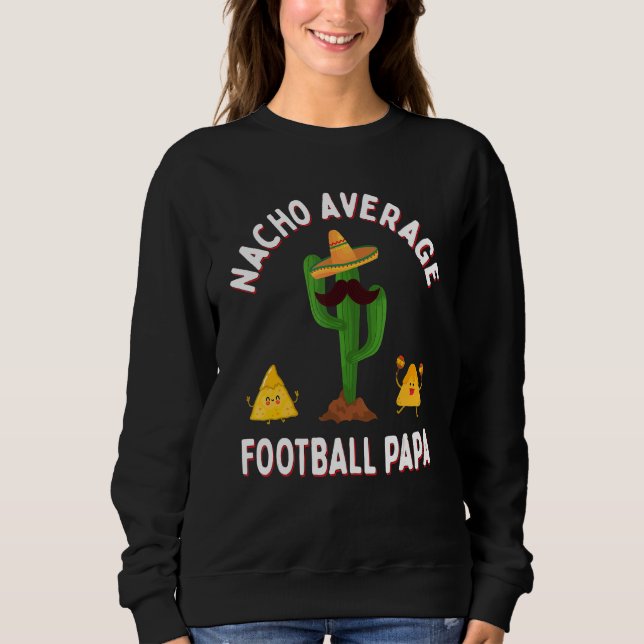 Moletom Football Game Day Grandpa  Nacho Average Football  (Frente)