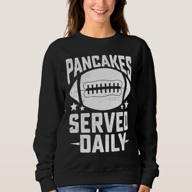 Moletom Football Offensive Lineman Pancakes Served Daily V (Frente)