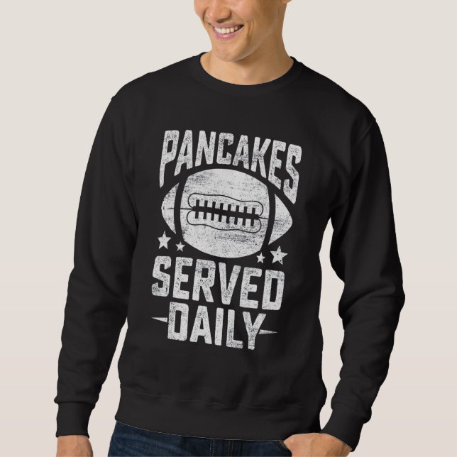 Moletom Football Offensive Lineman Pancakes Served Daily V (Frente)