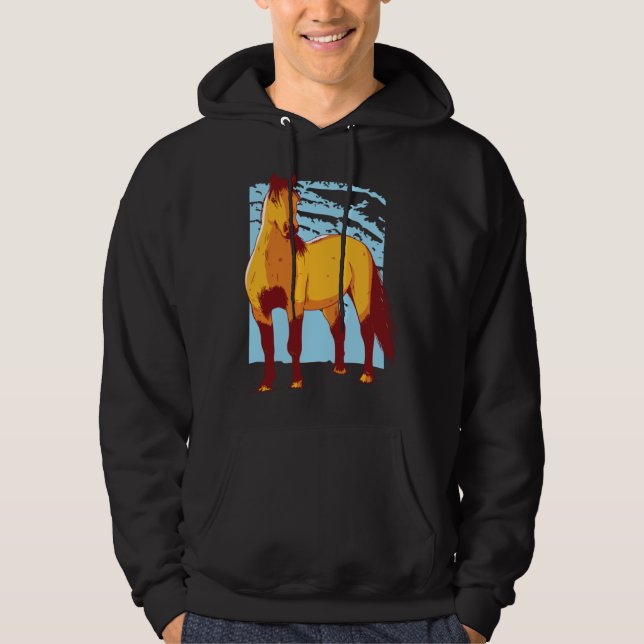 Moletom for Girls with Horses  Cute Beautiful Horse (Frente)