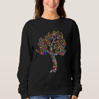 Moletom Forest Colourful Tree Trees Wild Growth  Natural P