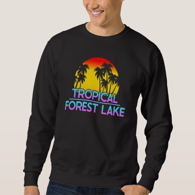 Moletom Forest Lake Minnesota Funny Ironic Weather 1 (Frente)