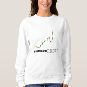 Moletom Forex Knowledge É uma T-Shirt lucrativa