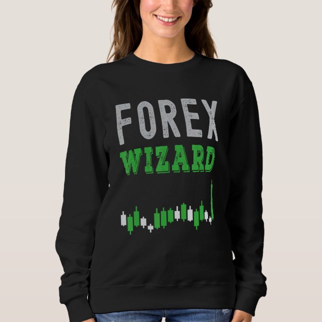 Moletom Forex Wizard! Frase comercial usada pelos negocian (Frente)