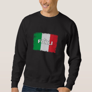Moletom Forli Itália Cidade com Bandeira Italiana
