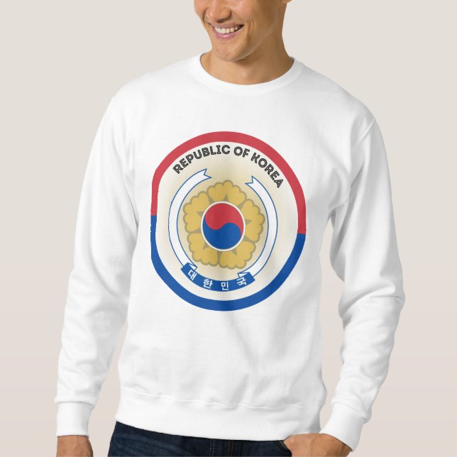 Moletom Forma do Círculo Emblema Nacional da Coreia do Sul (Frente)