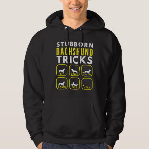 Moletom Formação De Cão Em Dachshund Teimosos