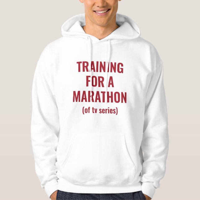 Moletom Formação Para Uma Maratona (Frente)