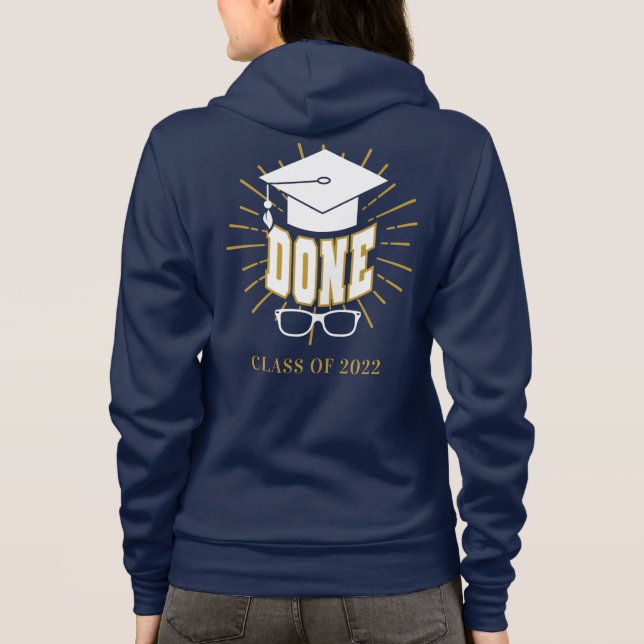 Moletom Formado Estudante Graduado Turma de 2022 (Verso)