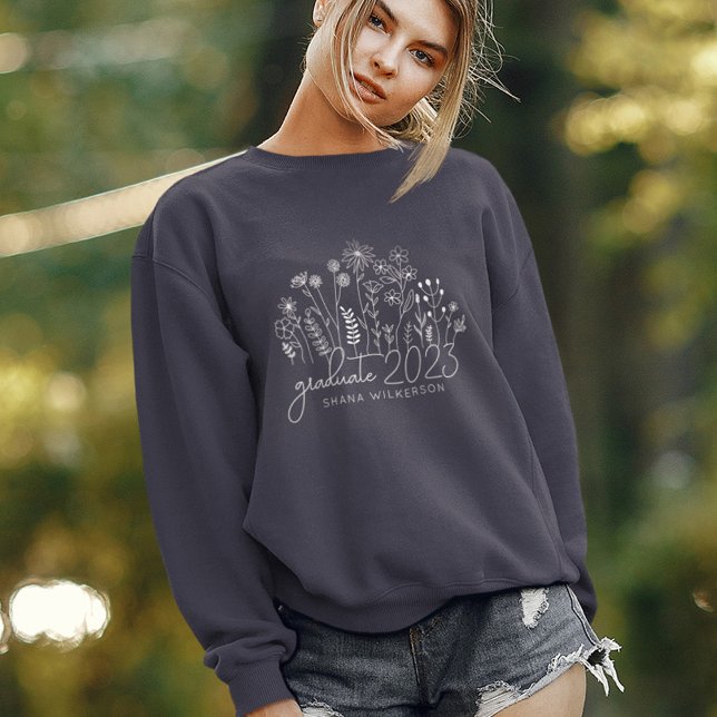 Moletom Formando Gelado Flor Selvagem Moderno de Flor Selv (Criador carregado)