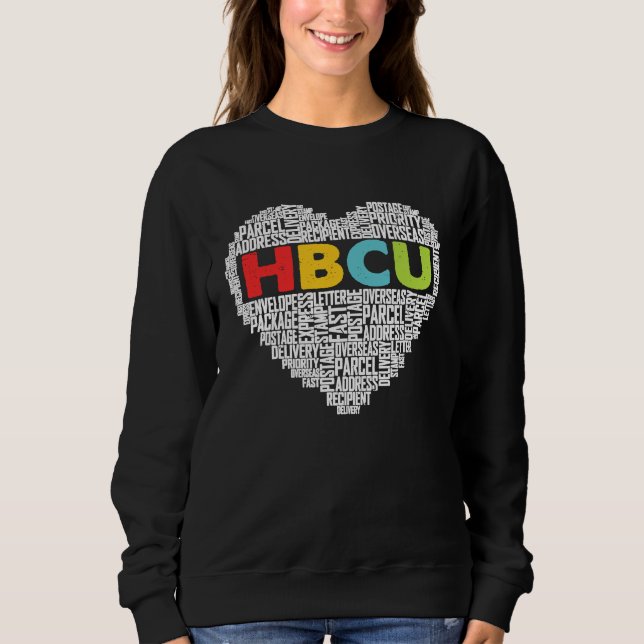 Moletom Formando HBCU Formando HBCU  Segundo grau Figurino (Frente)