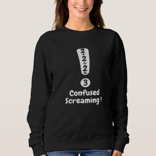 Moletom Fórmula Matemática Confuso Gritando Nerd Geek Álge (Frente)
