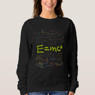 Moletom Fórmulas de Física e Matemática EMC2