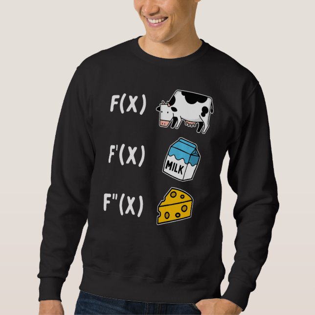 Moletom Fórmulas de Queijo Matemático (Frente)