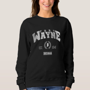 Moletom Fort Wayne Em Indiana Vintage Throwback