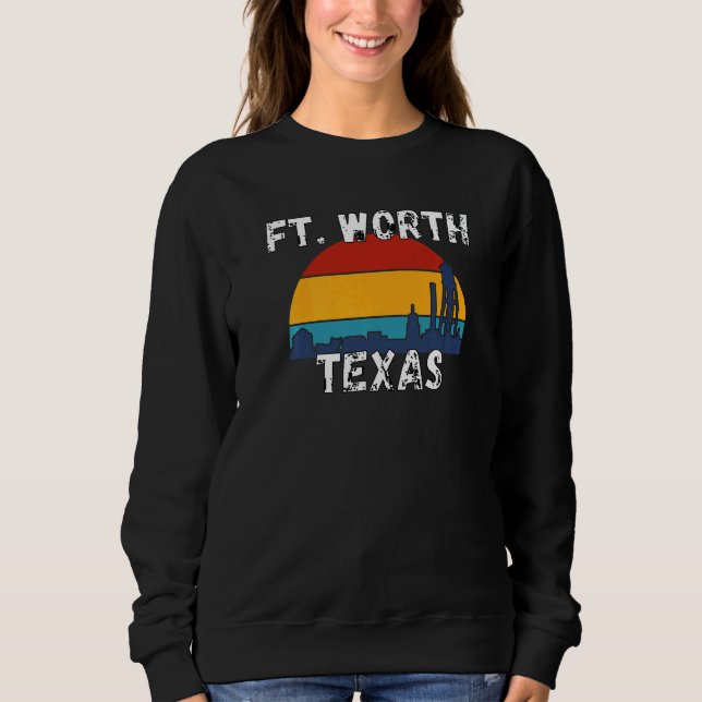 Moletom Fort Worth Texas  Cidades do Texas (Frente)