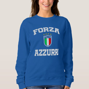 Moletom Forza Azzurri Italia Jersey 2021 Futebol Funs T-S