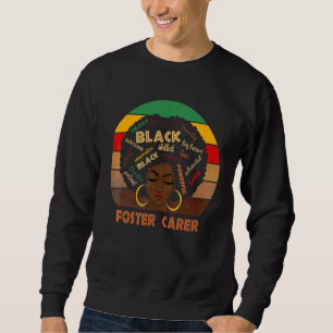 Moletom Foster Carer Afro-Americana Negra Sua