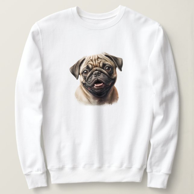 Moletom Foto da Mãe de Pet Cachorro Personalizado Presente (Frente do Design)