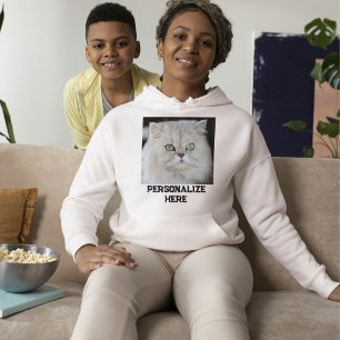 Moletom Foto de animal de estimação personalizada para mãe