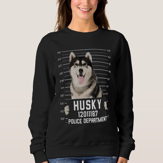 Moletom Foto de Husky Criminoso (Frente)