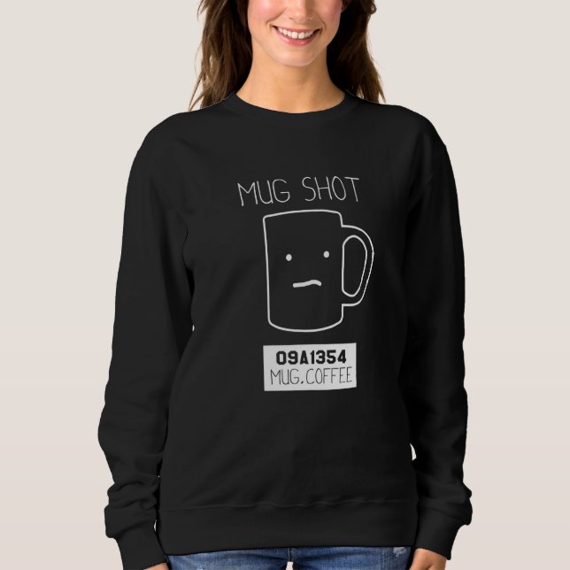Moletom Foto de Mug do Beberrão de Café Pun (Frente)