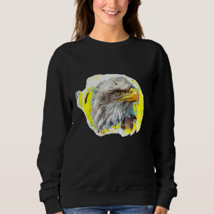 Moletom Foto de Ornitologia Aviária Bald Eagle Bird
