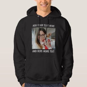 Moletom Foto e Texto ou Nome Personalizado
