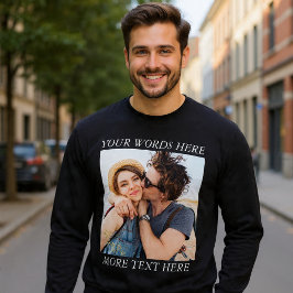 Moletom Foto e Texto Personalizados