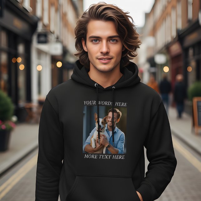 Moletom Foto & Mensagem Personalizada (Criador carregado)