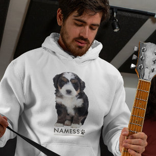Moletom Foto Personalizada Com O Nome Do Seu Cachorro