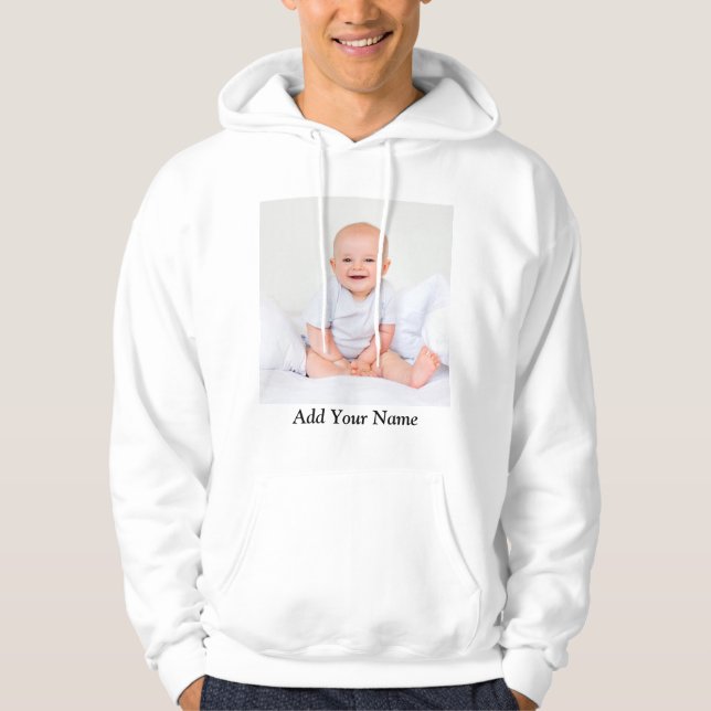 Moletom Foto personalizada com seu nome (Frente)