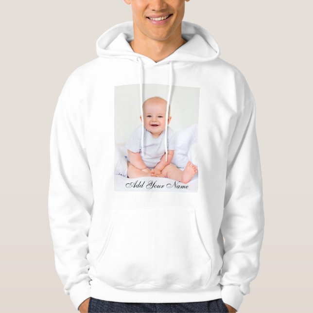 Moletom Foto personalizada com seu nome (Frente)