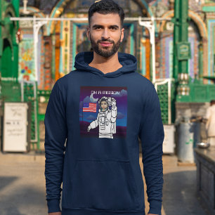 Moletom Foto personalizada da astronomia espacial astronau