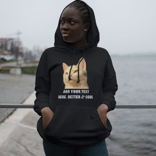 Moletom Foto Personalizada de Animal de Estimação em Preto