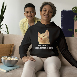 Moletom Foto Personalizada de Animal de Estimação em Preto