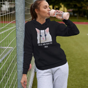 Moletom Foto Personalizada de Gatinho Fofo Nome da Mãe do 