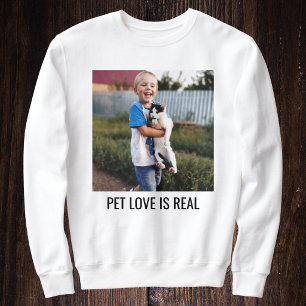 Moletom Foto Personalizada de Gato, Mãe, Criança e Animal