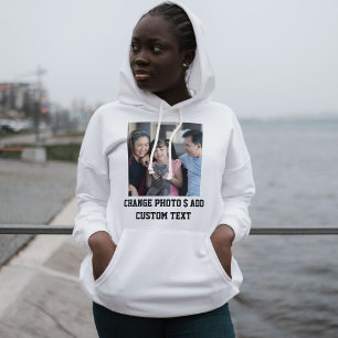 Moletom Foto Personalizada de Gato Preto e Branco para Ama