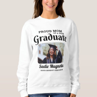 Moletom Foto Personalizada de Mãe Orgulhosa de um Graduado
