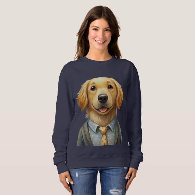 Moletom Foto personalizada de um cão, Sweatshirt - Cozy St (Frente Completa)