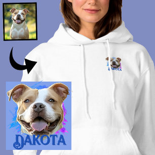 Moletom Foto personalizada do cão Pet Lover Pitbull do Gru