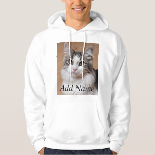 Moletom Foto personalizada e nome personalizados do Cat Lo