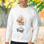 Moletom Foto Personalizada Pet Puppy Pet Do PAI De Cão Ret<br><div class="desc">Pai de cães... Surpreenda seu Pai de Cachorro favorito neste Dia de os pais, Natal ou seu aniversário com esta super fofinha camiseta personalizada de fotos. Personalize esta camisa de pai de cachorro com as fotos favoritas do seu cachorro e o nome. Esta camisa de pai de cachorro é um...</div>