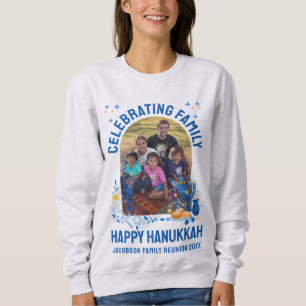 Moletom Foto personalizável de REUNIÃO DA FAMÍLIA HANUKKAH