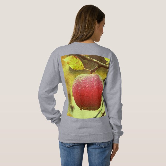 Moletom Foto "Red Apple on Tree". Compre agora (Parte Traseira Completa)